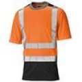 Dickies High visibility two-tone t-shirt Orange/ Navy